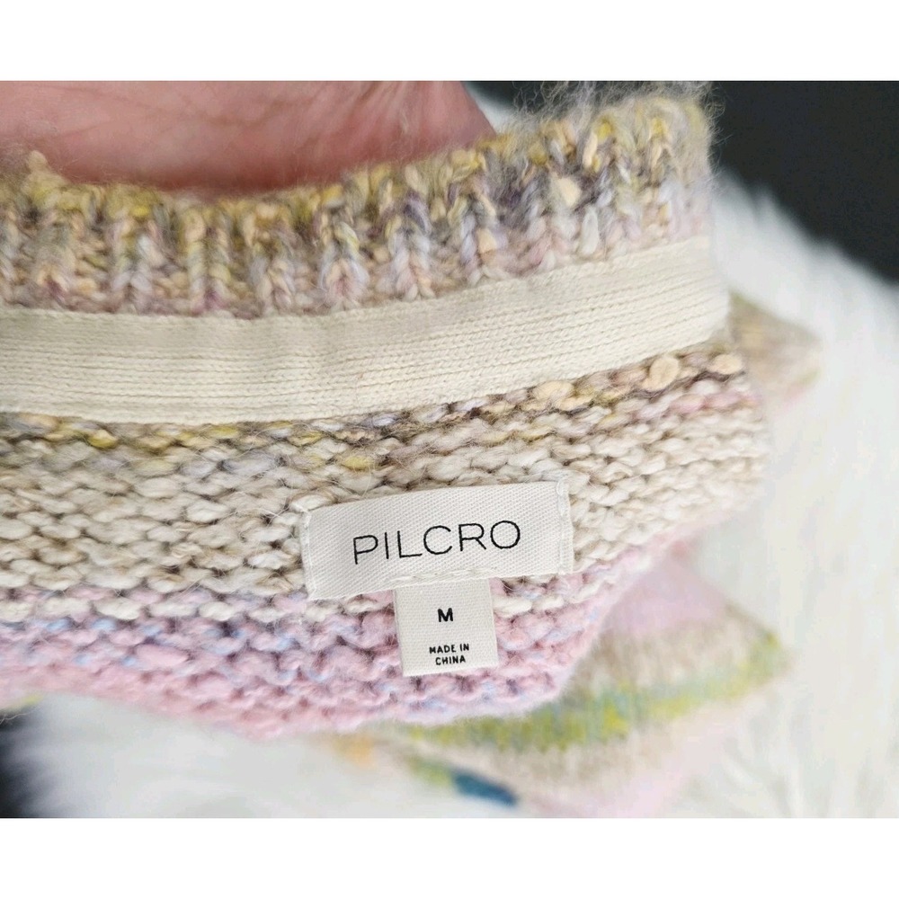 Anthropologie Pilcro Multicolor Boho Knit Sweater Tank Top Women's size Medium - Picture 6 of 10